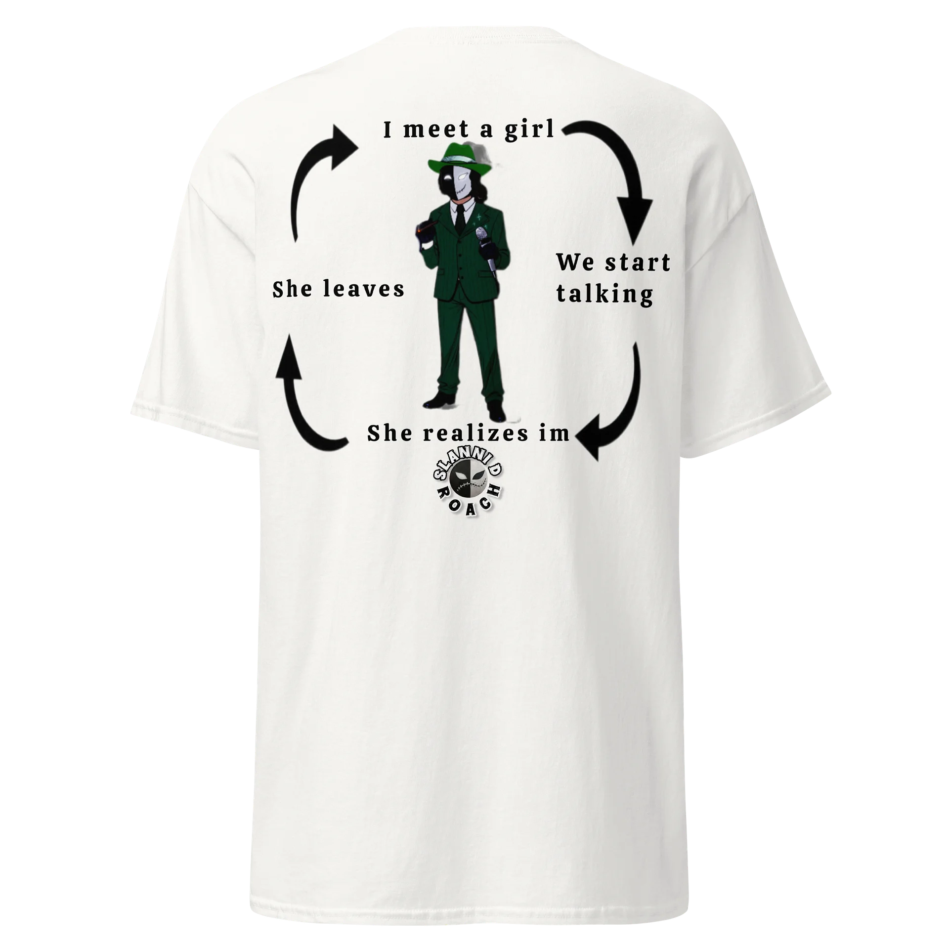 Limited time Slanni D Roach "I meet a girl" Graphic Tee product image (92)