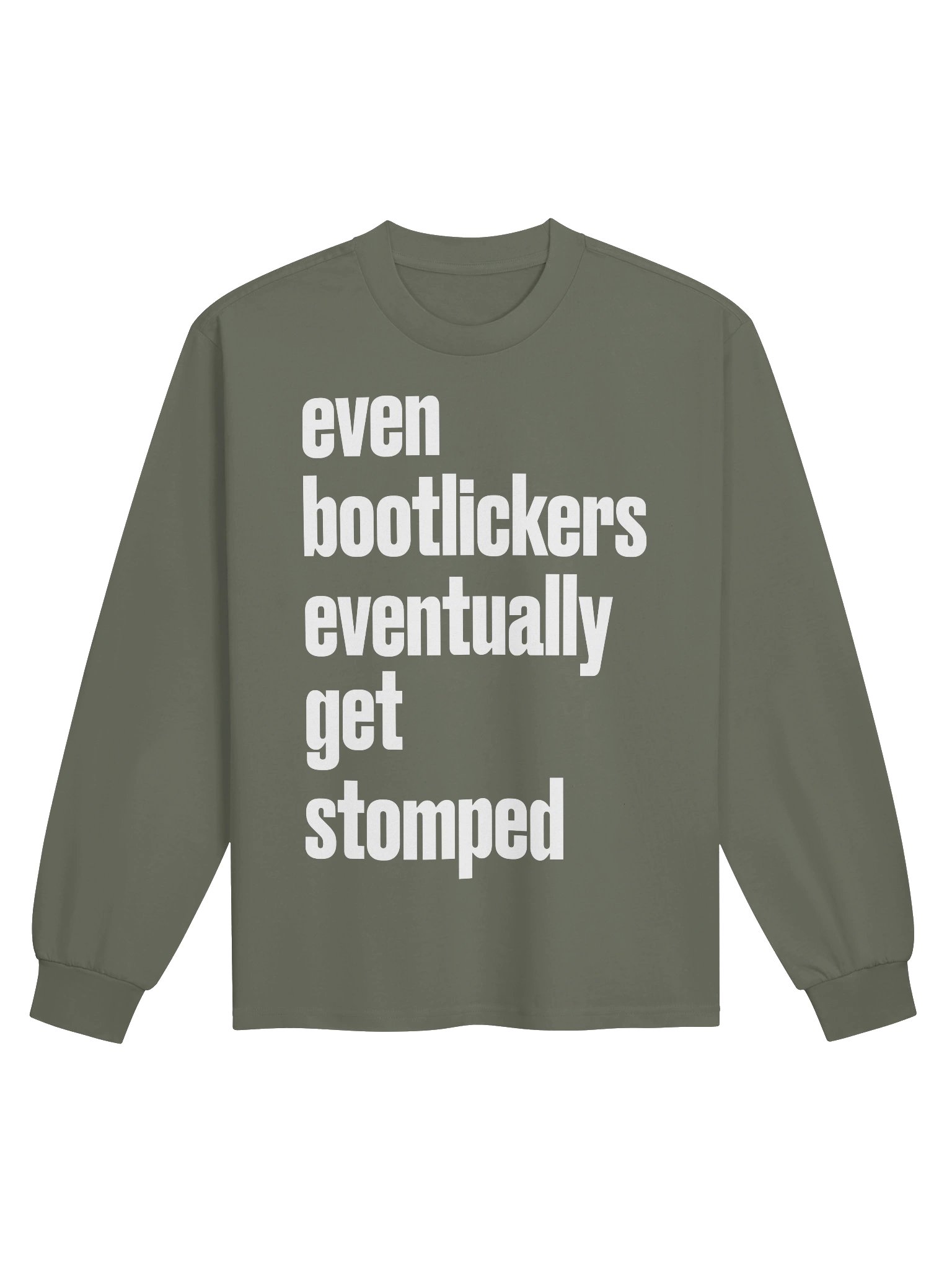 Bootlickers Get Stomped - BB x ASC Long Sleeve Tee product image (9)