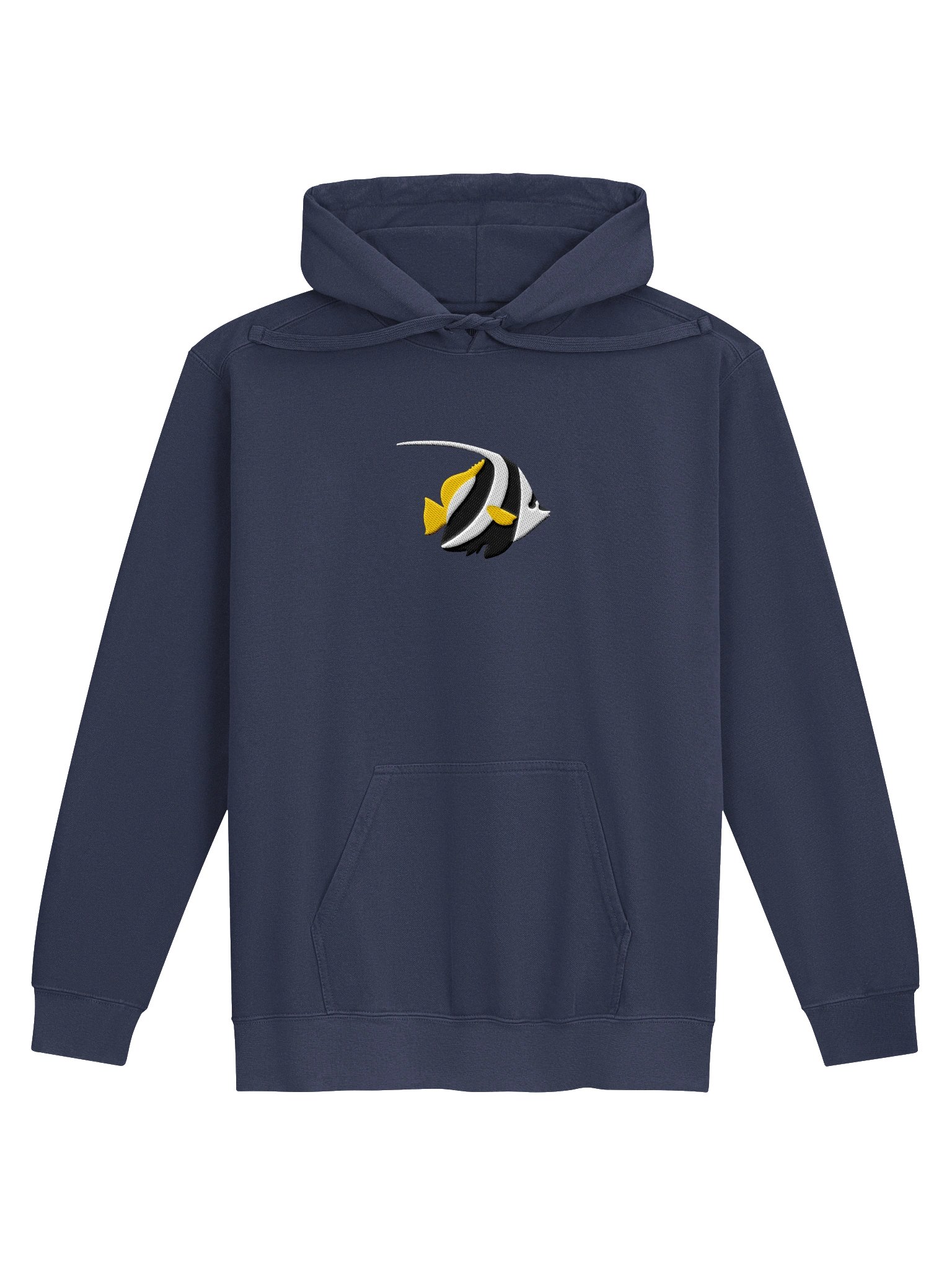 Bannerfish Embroidered Hoodie | Saltwater Reef Aquarium & Ocean Lover Apparel product image (2)