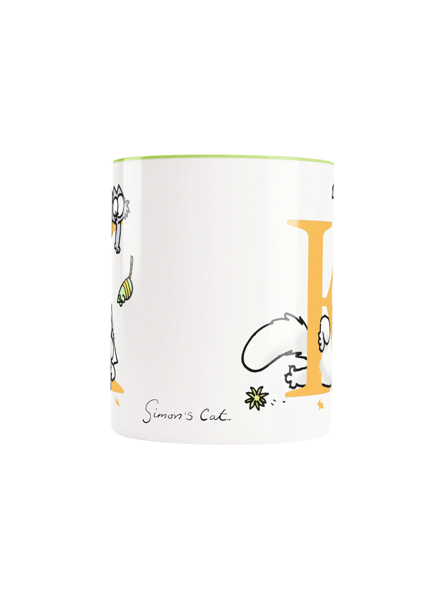 Cat Monogram Mug - K product image (5)