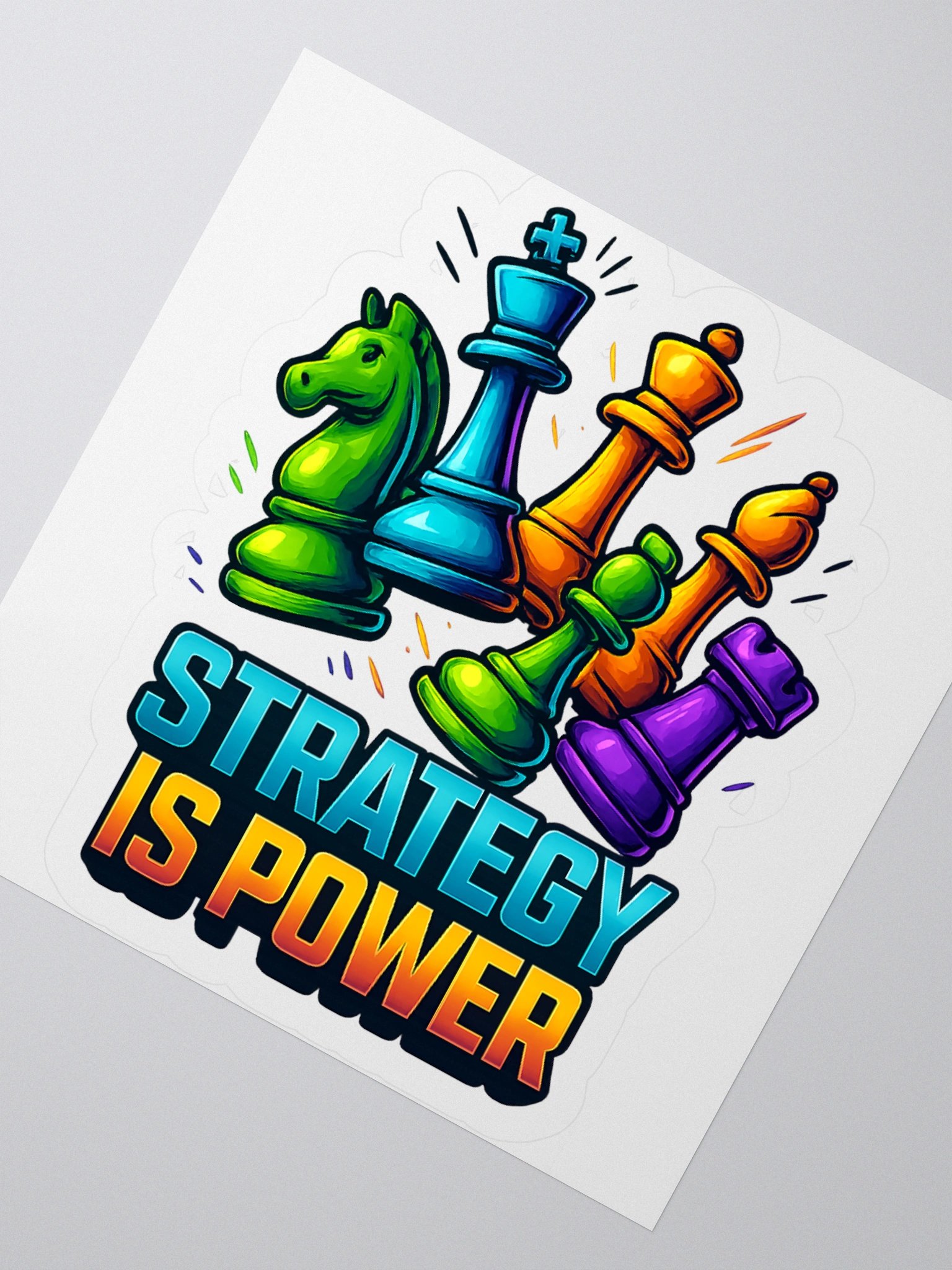 Strategy Is Power Stickers product image (6)