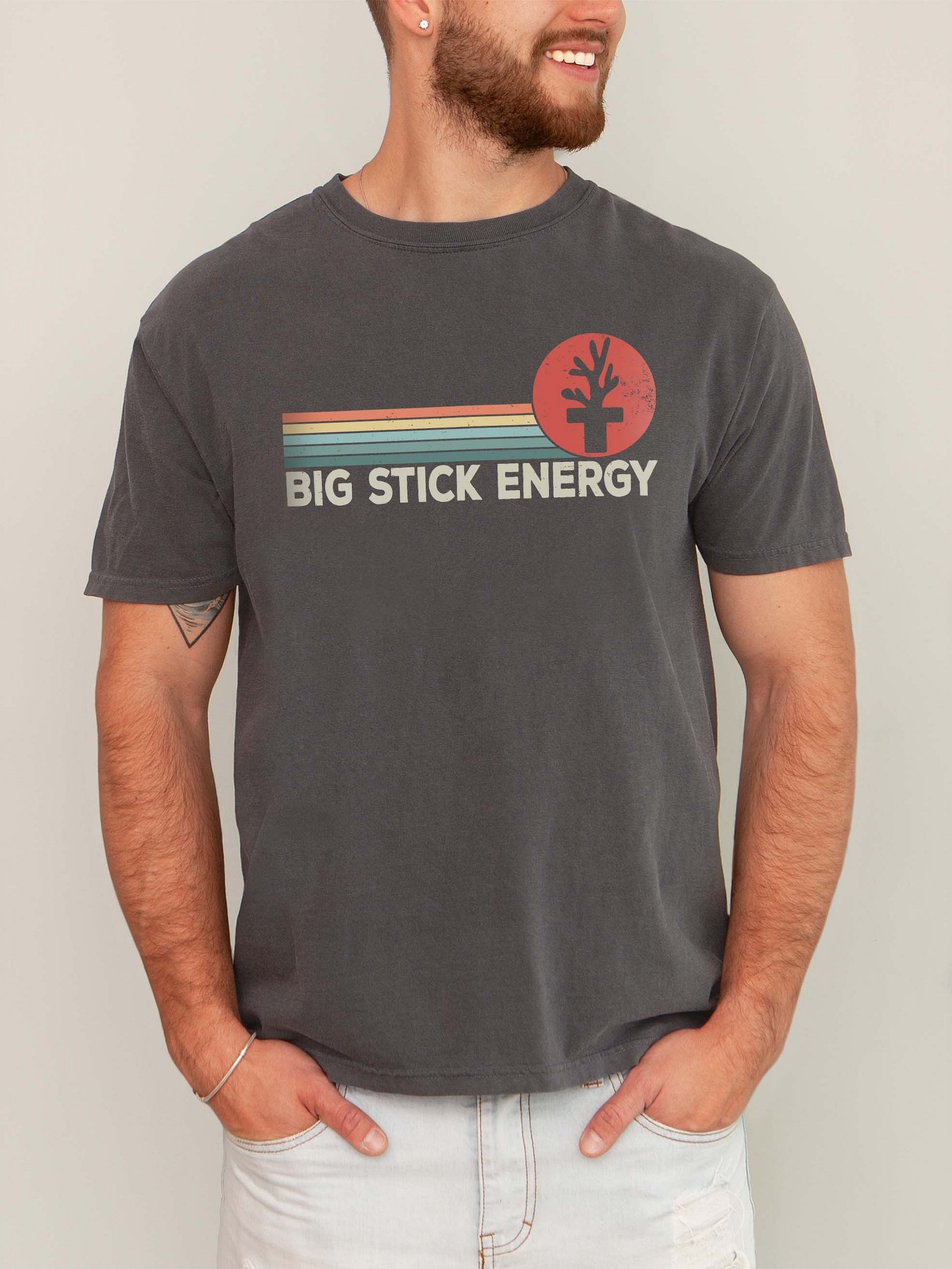 Big Stick Energy Coral Shirt – Funny Reef Tank & Saltwater Aquarium Graphic Tee product image (2)
