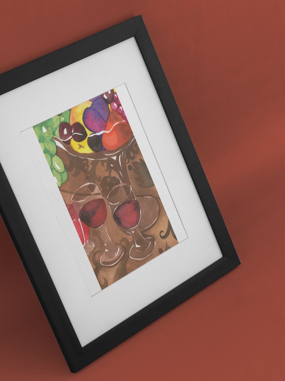 Wine And Fruits Art Print product image (11)