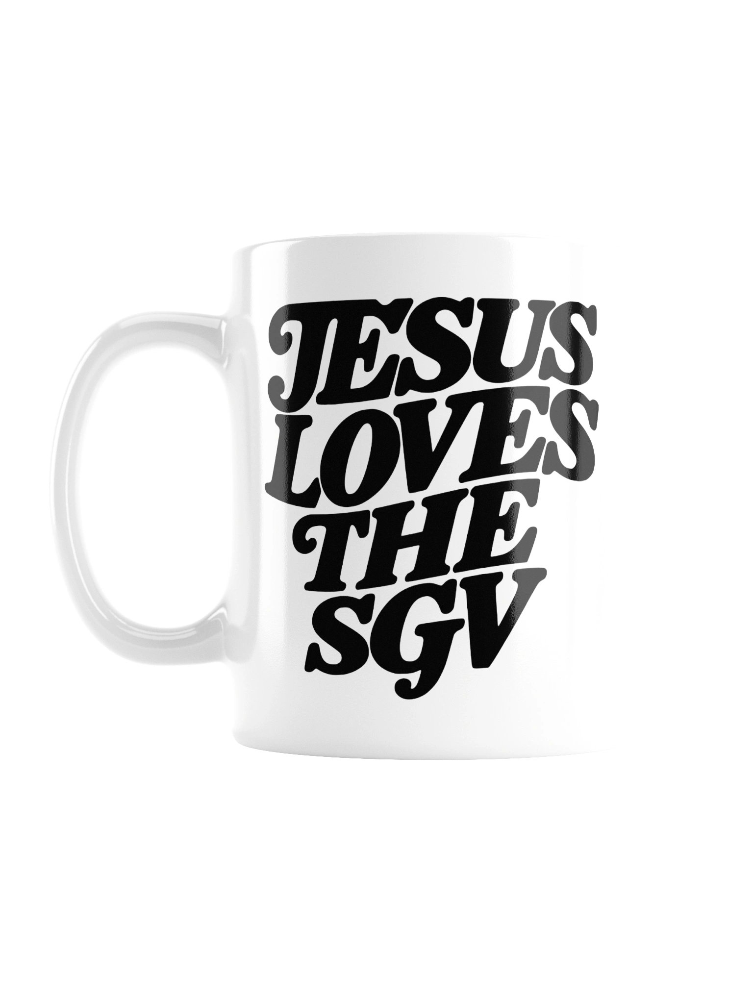 Jesus Loves SGV Gloss Mug product image (2)