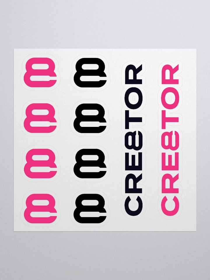 Cre8tor - Dual Logo Stickers product image (1)