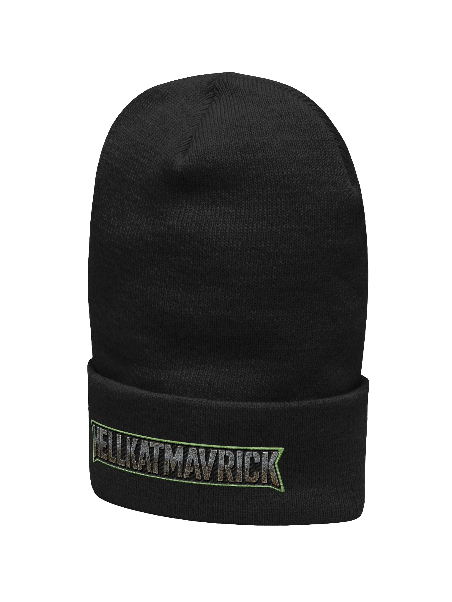 HELLKATMAVRICK Textured Statement Beanie product image (2)