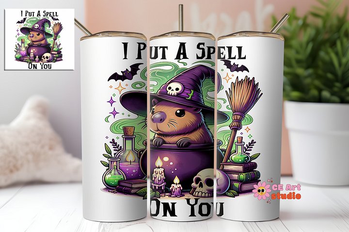 I Put A Spell On You Tumbler Wrap PNG product image (1)