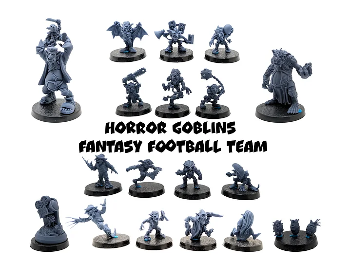 Horror Goblin Fantasy Football Team - UGNI Miniatures product image (1)