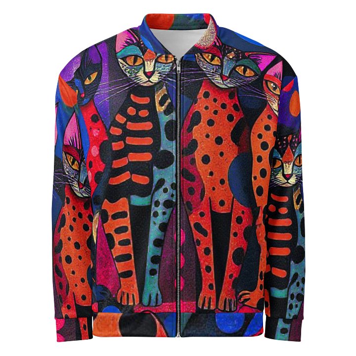 Red Cats Bomber Jacket product image (1)