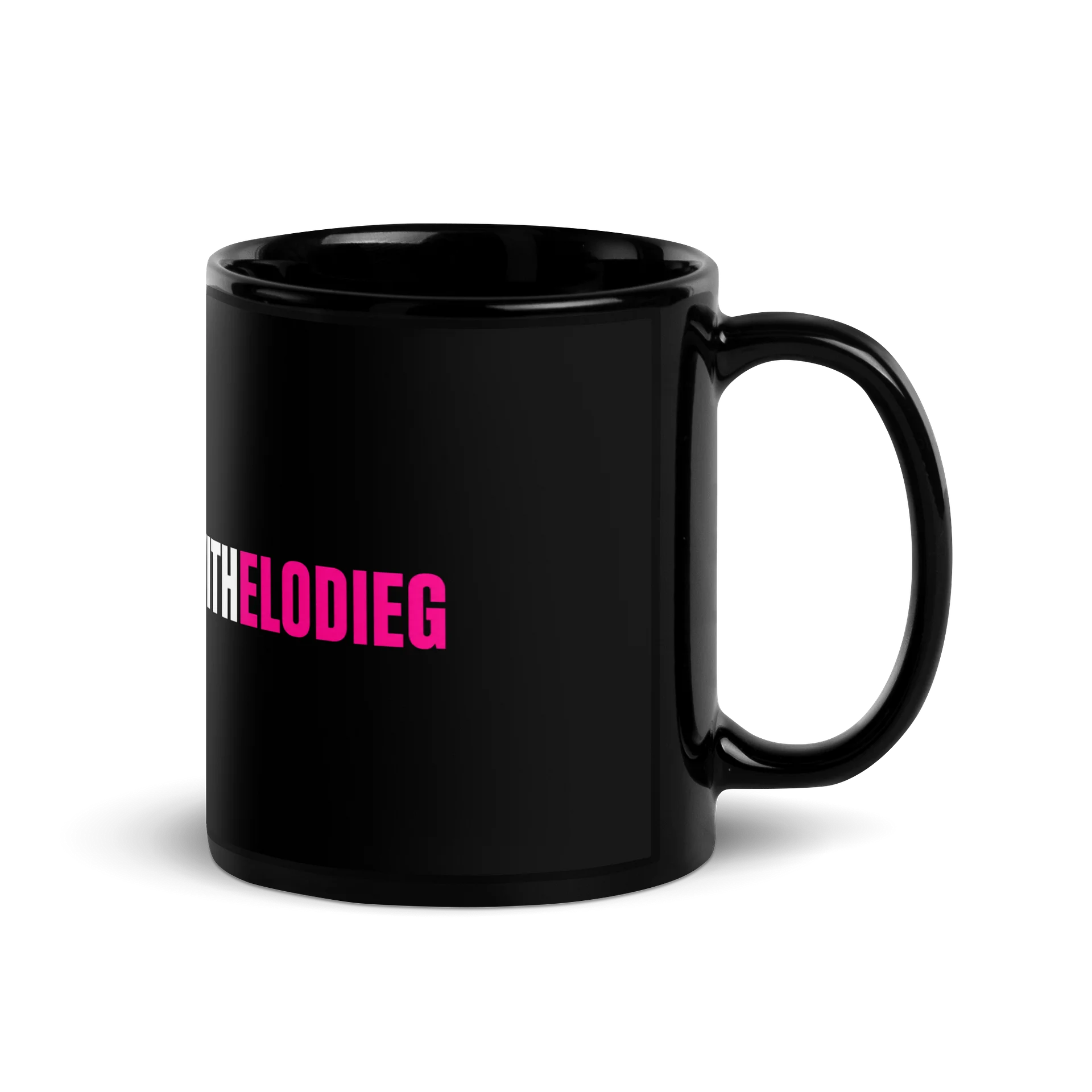 Bold Bloom Graphic Black Mug product image (2)