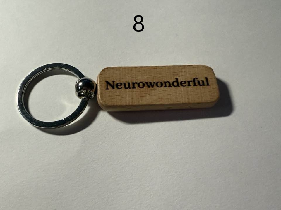 Wooden Engraved Neurodivergent Keychains | ADHD, Autism, Anxiety, and More (2) product image (8)