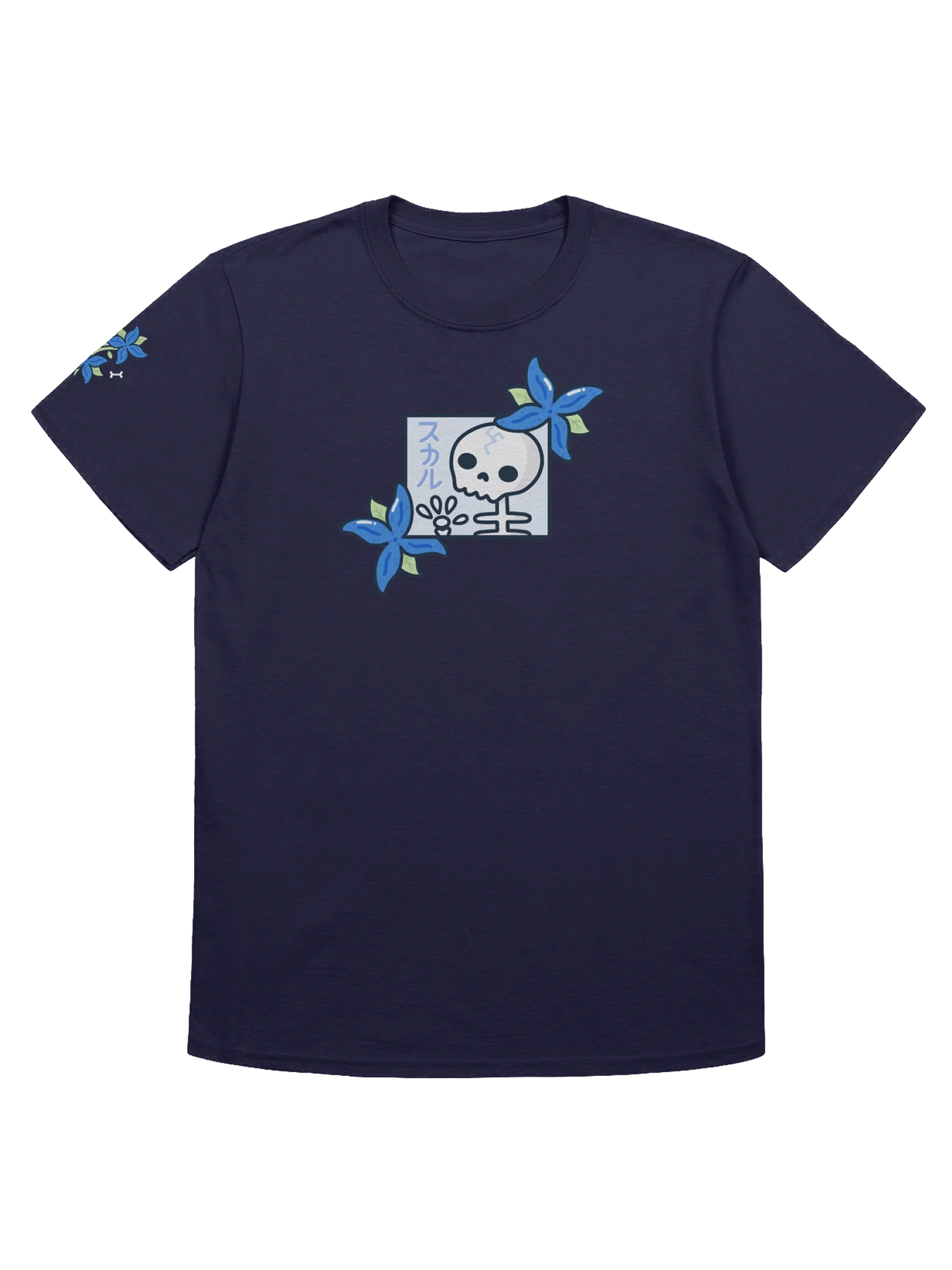 Skulls n Hydrangeas Tee Shirt product image (1)