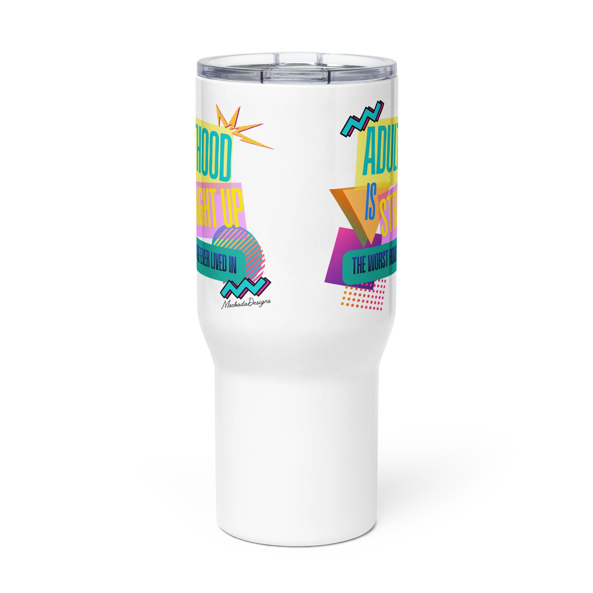 Retro 1980s Adulthood Travel Mug product image (3)