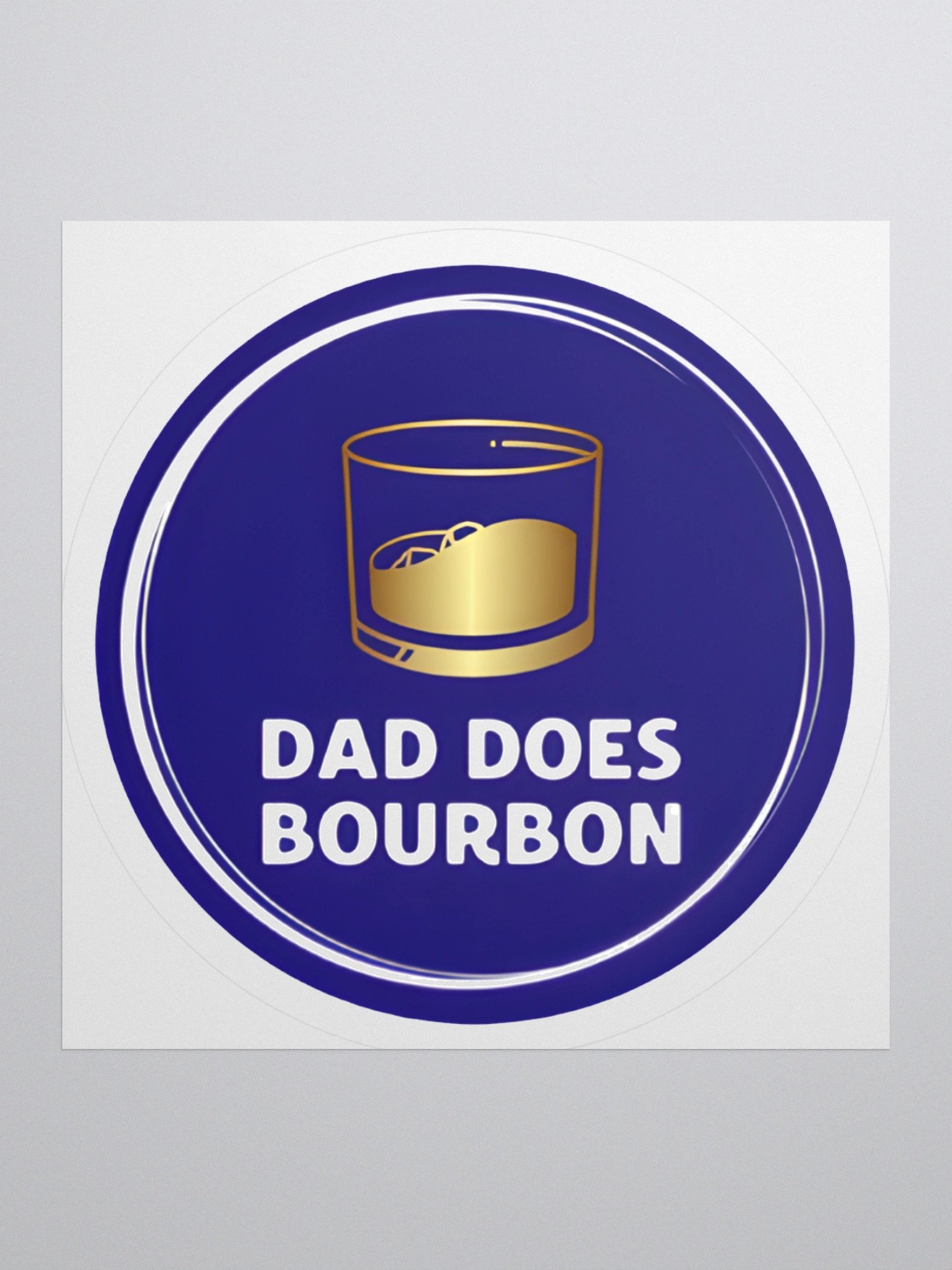 Dad Does Bourbon Logo Sticker product image (3)