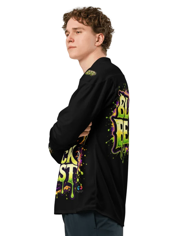 LIMITED EDITION - CNX Core All-over print Unisex Long Sleeve Tee — Block Beast 001 product image (7)