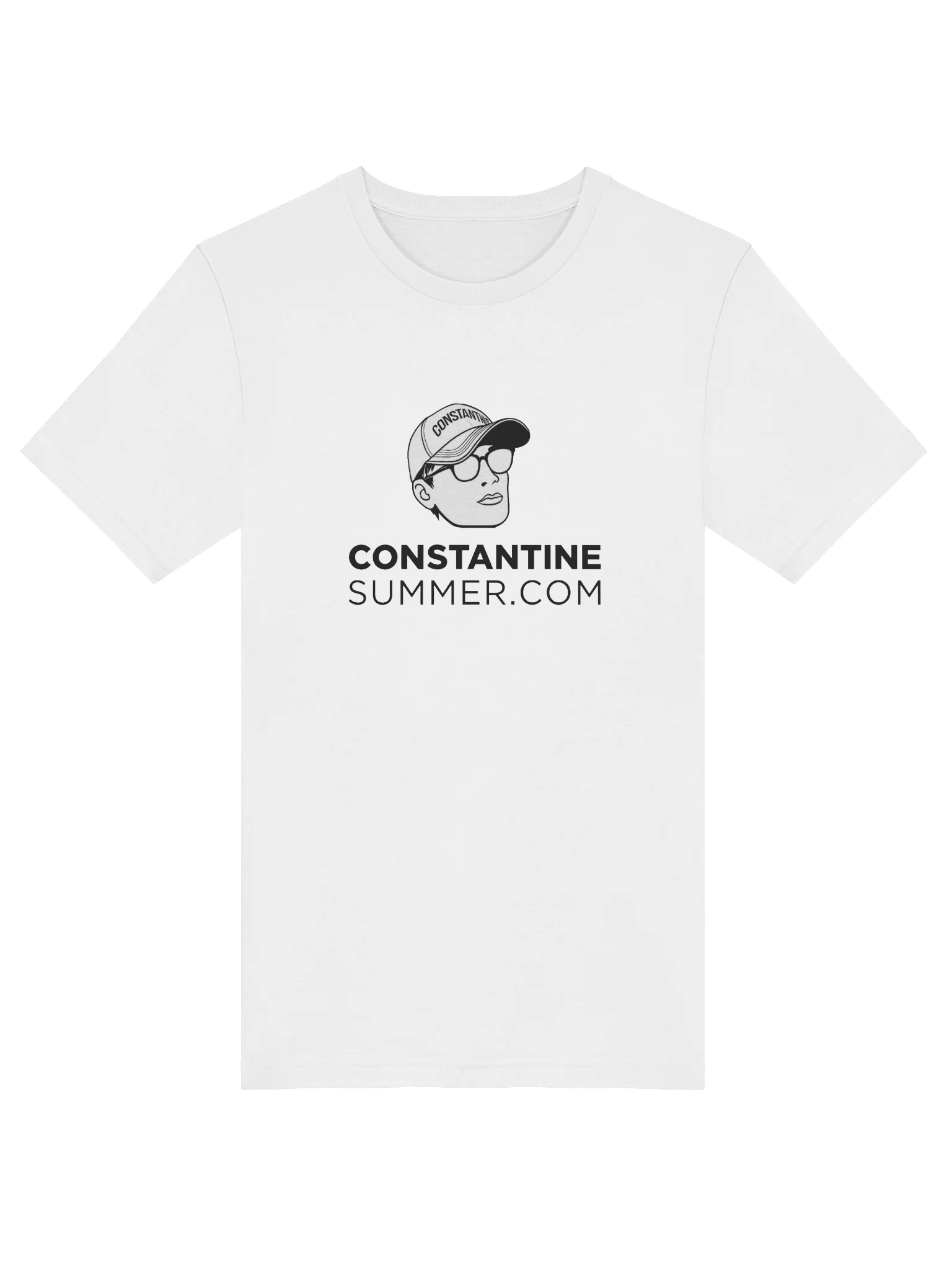 CONSTANTINESUMMER.COM: ICONIC LOGO T-SHIRT by Bella+Canvas (white) product image (5)
