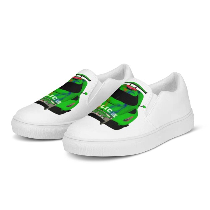 Reversed Race Car Women's Slip-Ons product image (2)