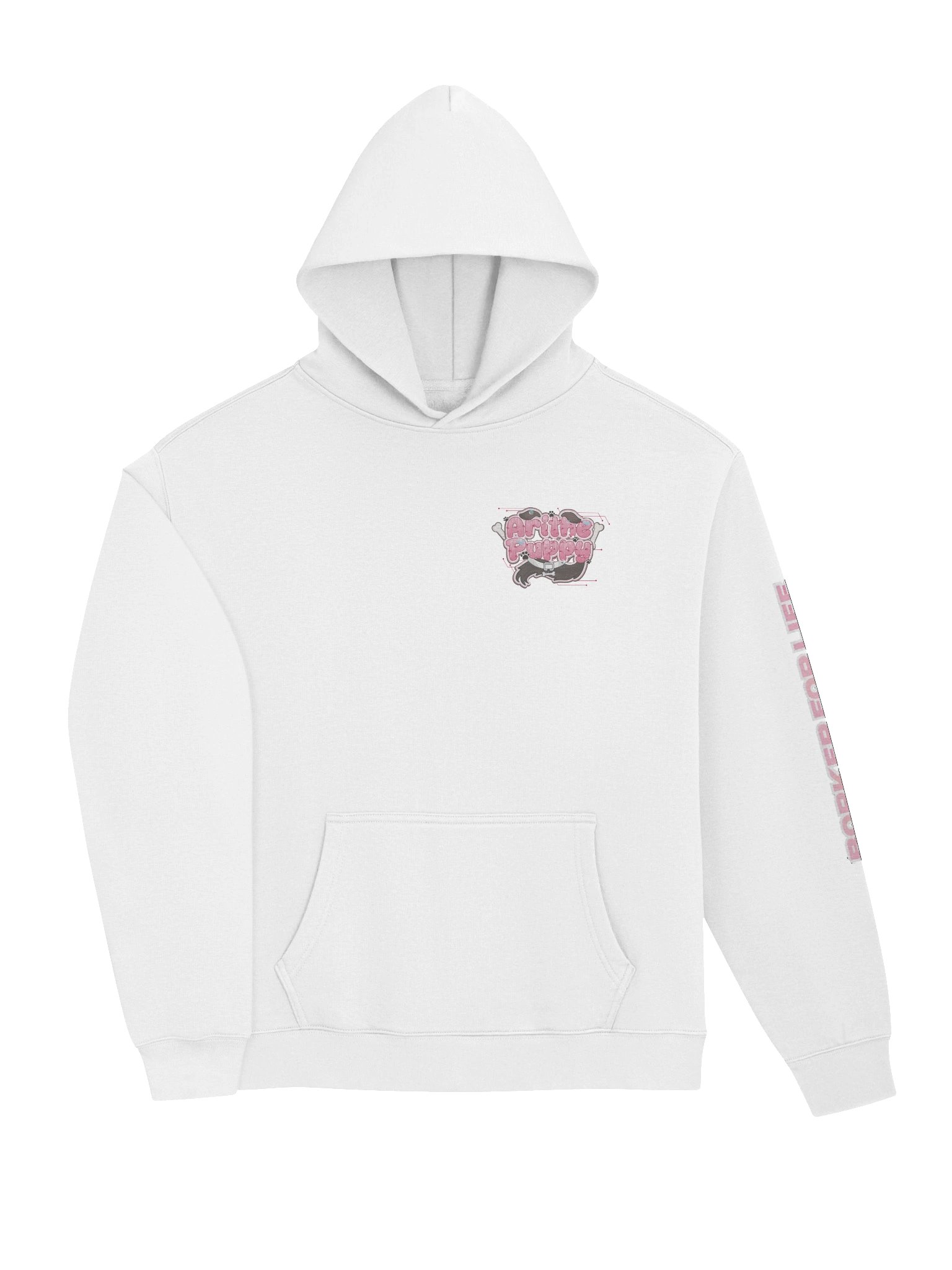 White PupHoodieee product image (3)