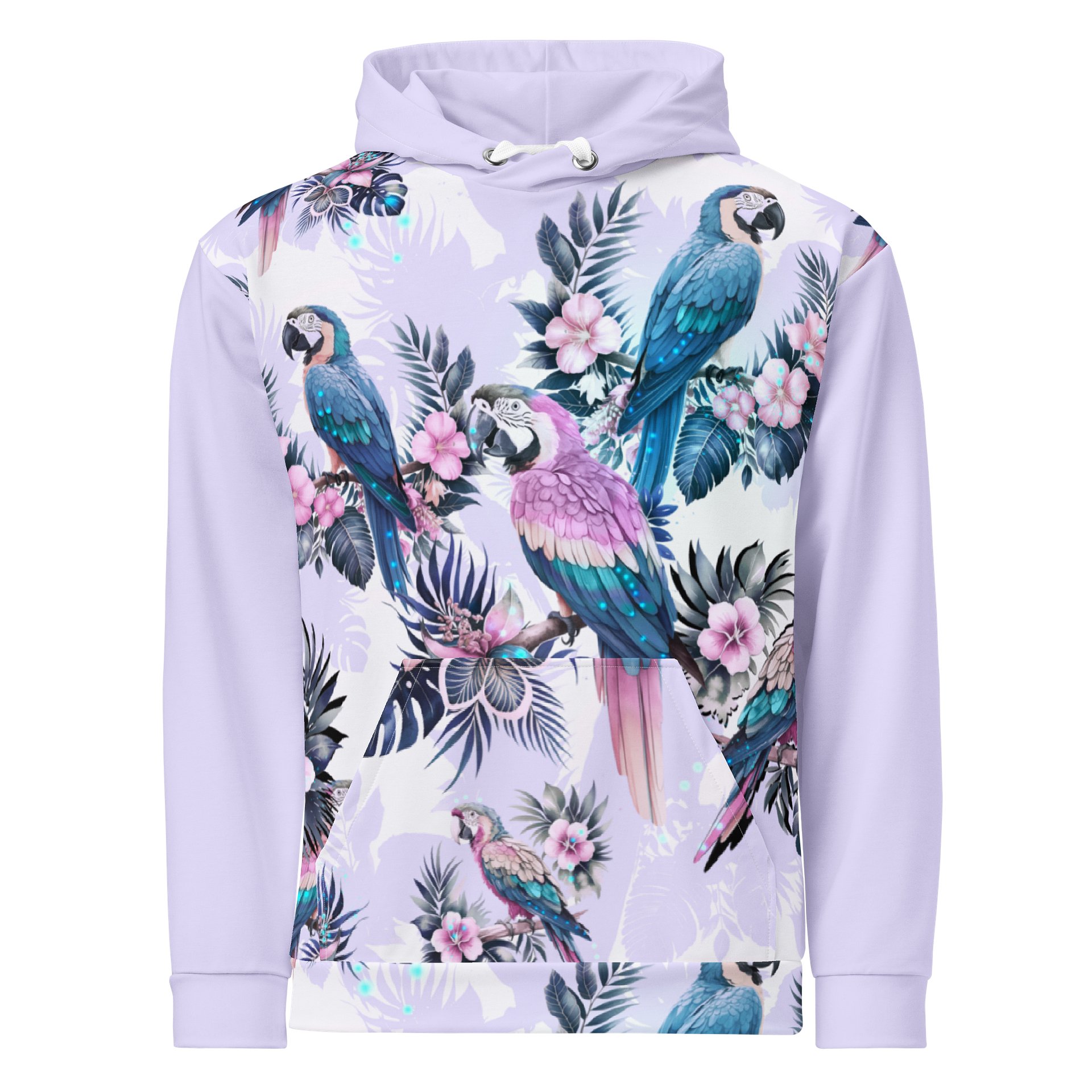 Elysian Birds-cotton hoodie product image (4)
