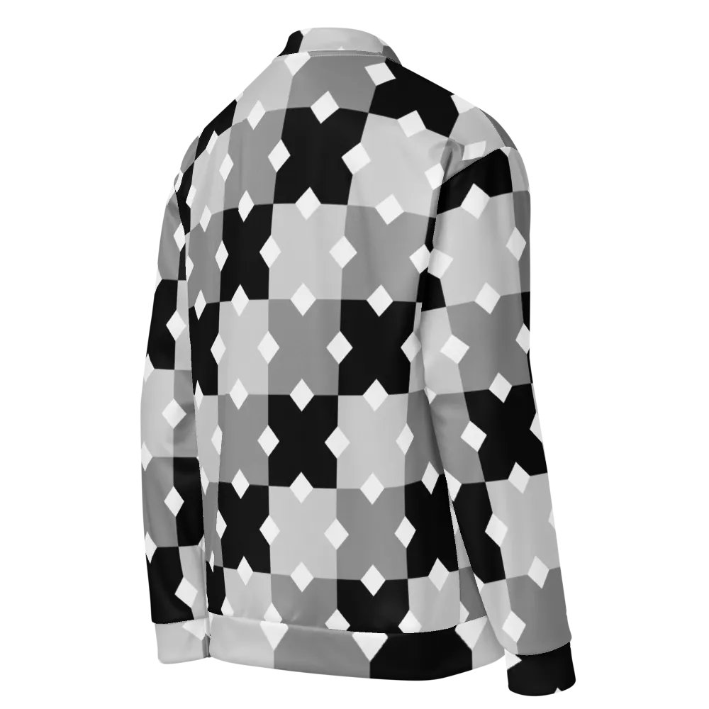 Symmetric Crosses Bomber Jacket product image (9)