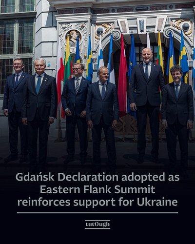 🇪🇺Leaders from Estonia, Finland, Latvia, Lithuania, Poland, Romania and Sweden have adopted the Gdańsk Declaration at the Eas...