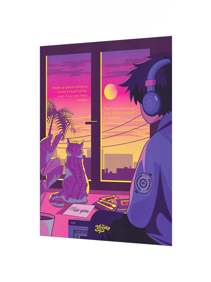Heartbreak Records Poster 12x16 product image (2)
