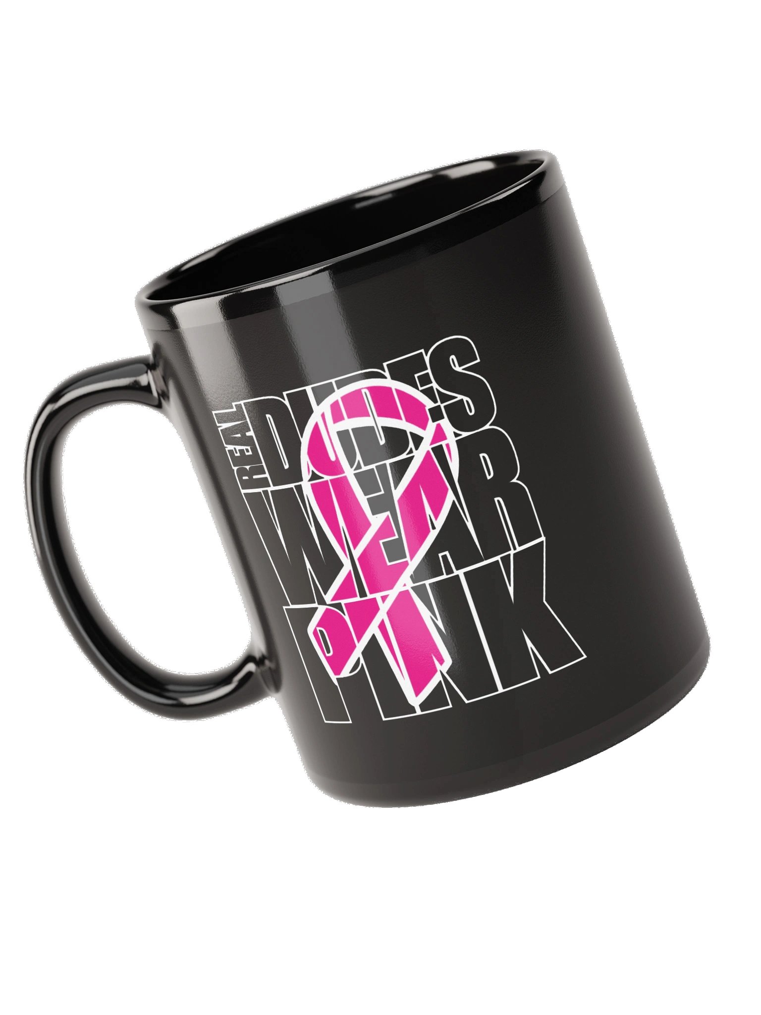 Real Dudes Wear Pink Beverage Mug - Dark Mode 😎 product image (5)