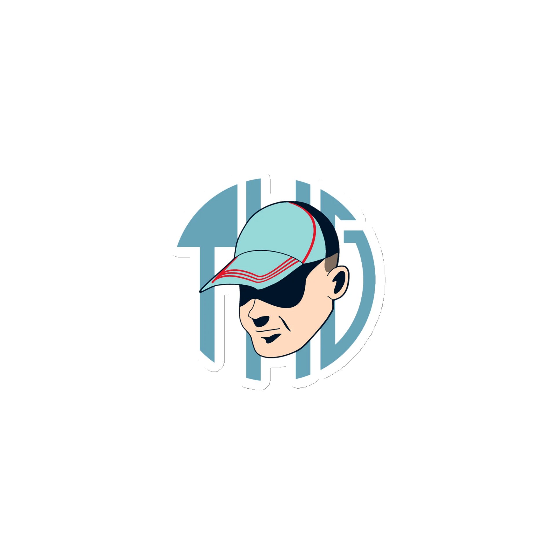 Ice Blue logo magnet product image (1)