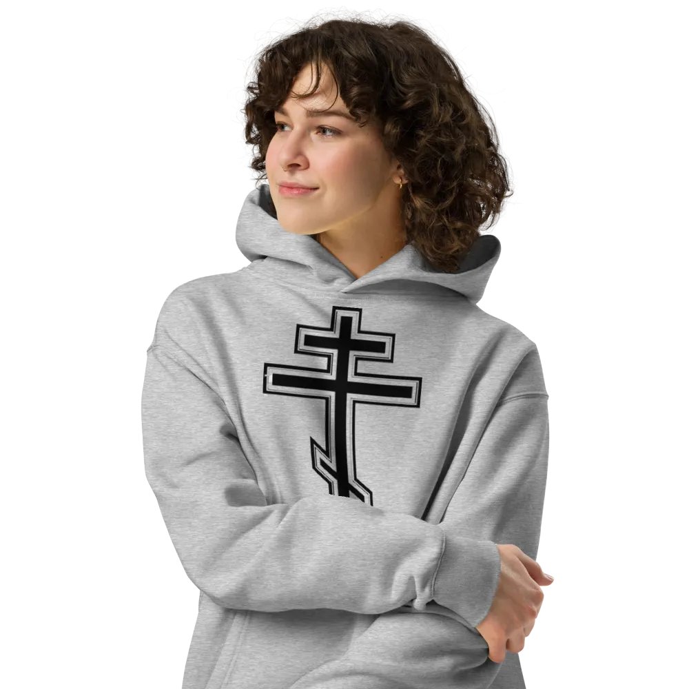 Orthodox Cross Female Pump Cover Hoodie product image (4)