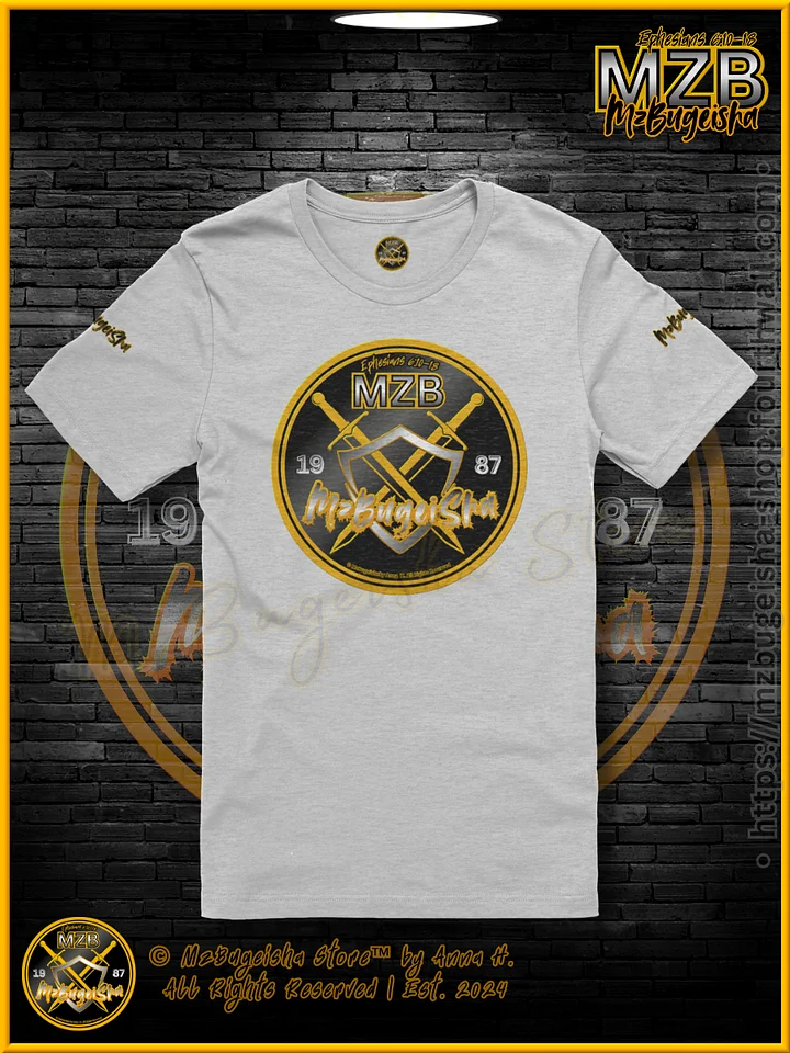 T-Shirt - MzBugeisha™ Warrior Emblem [V3] (blk/yellow)" Comfort T-Shirt By Anna H. product image (1)