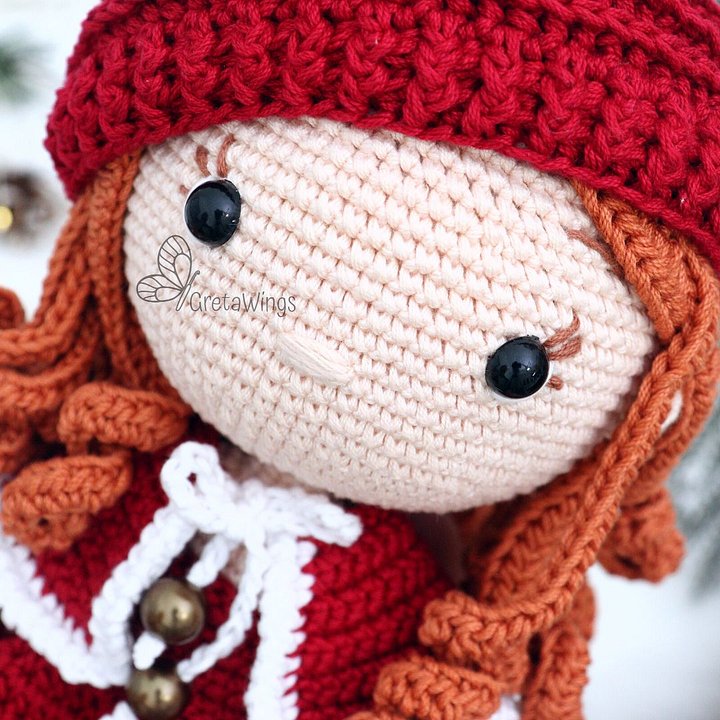 Patrón de Amigurumi de Amber en Navidad (Descarga Digital) product image (2)