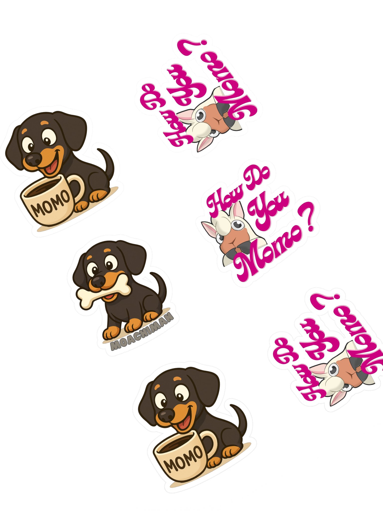 Moachiman Sticker Pack #1 product image (1)