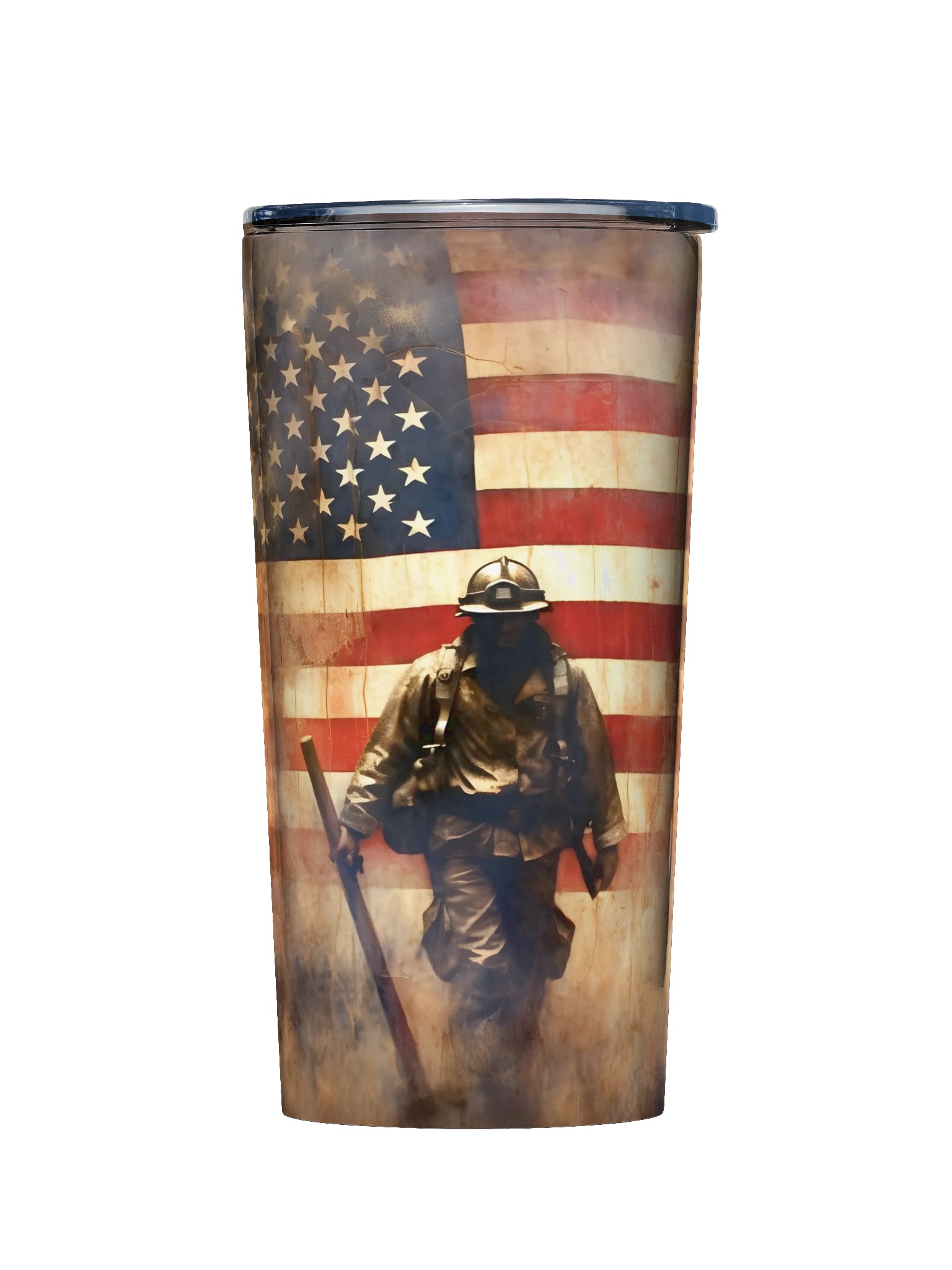 Brave Firefighter 20oz Stainless Steel Tumbler product image (1)