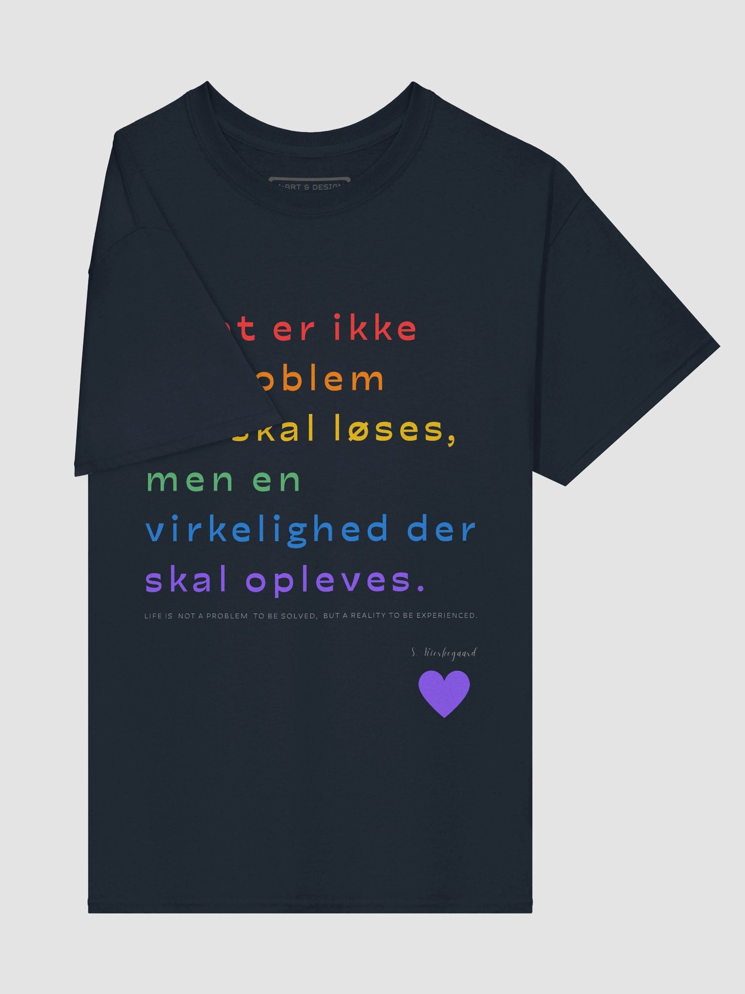 DK - Embrace the Experience – Kierkegaard's Wisdom on Life - "Livet er ikke et Problem" product image (4)