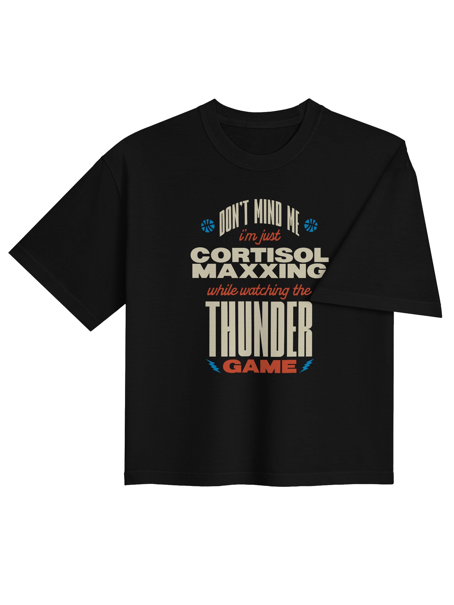 Cortisol Maxxing Thunder Women's Boxy T-Shirt product image (7)