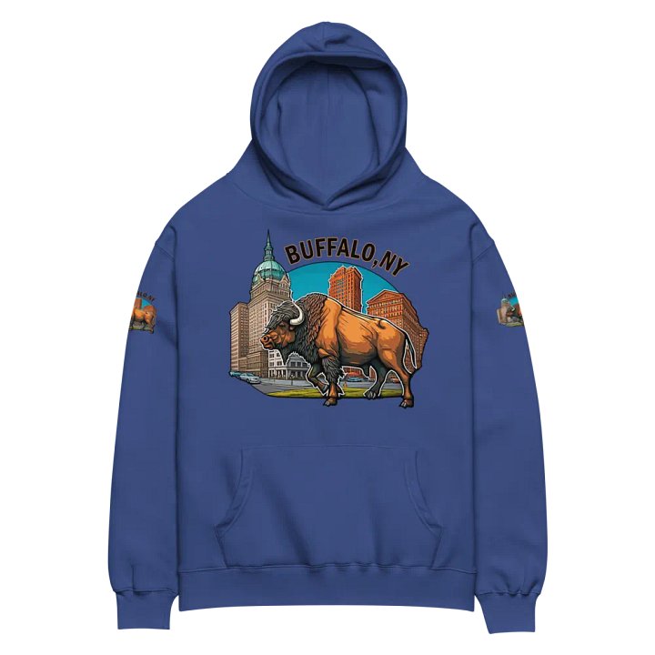 Bold Buffalo New York Oversized Hoodie product image (2)