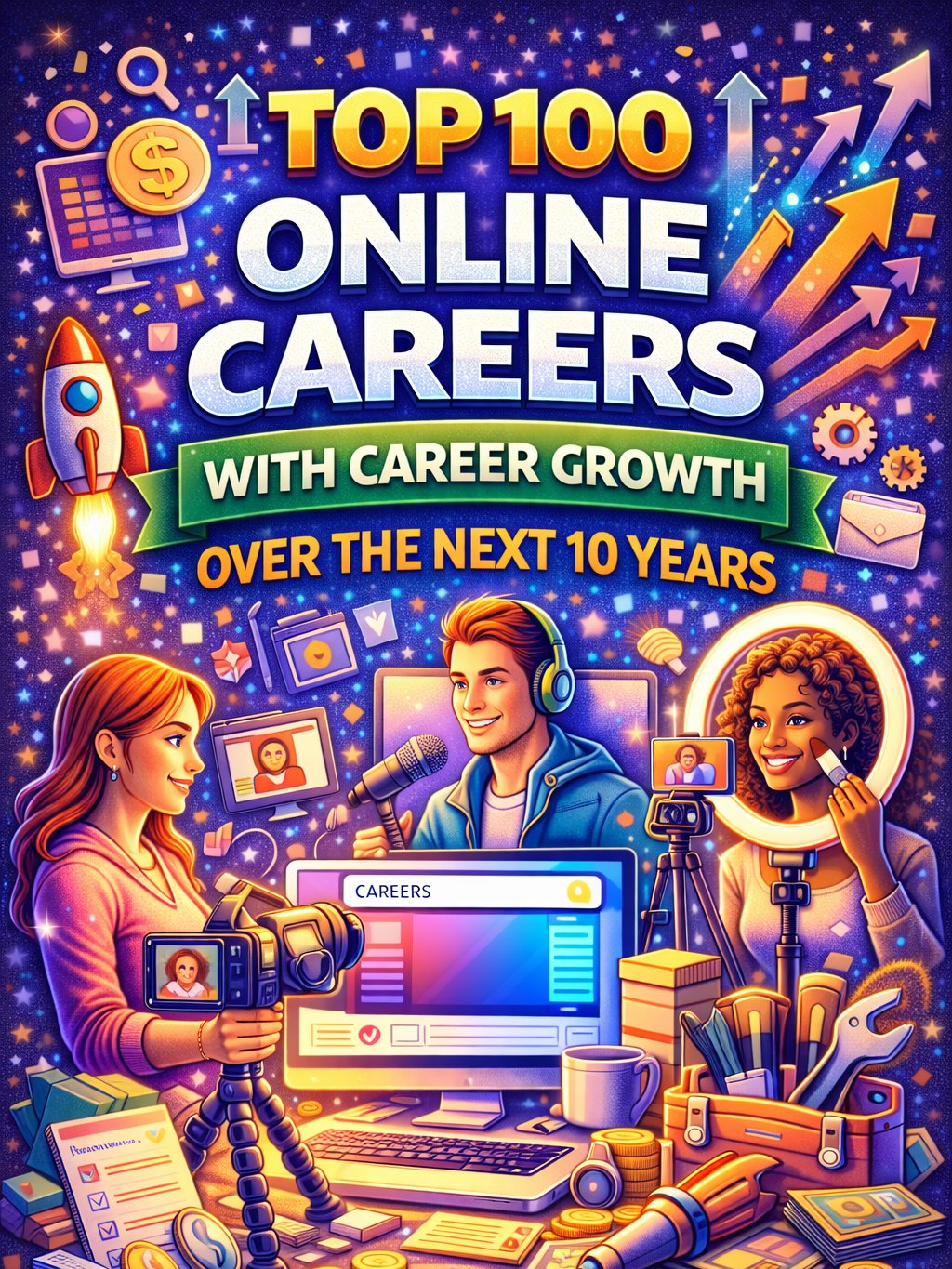 Top 100 Online Careers with Career Growth Over the Next 10 Years product image (1)