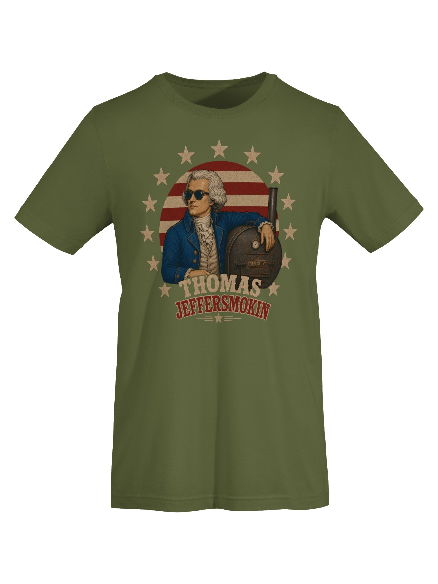 Thomas Jeffersmokin' T-Shirt | Grill Team 1776 Tee product image (25)