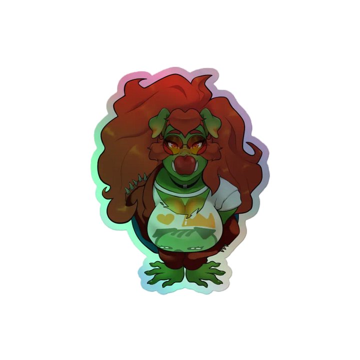 Roast Porc HOLOGRAPHIC Sticker product image (2)