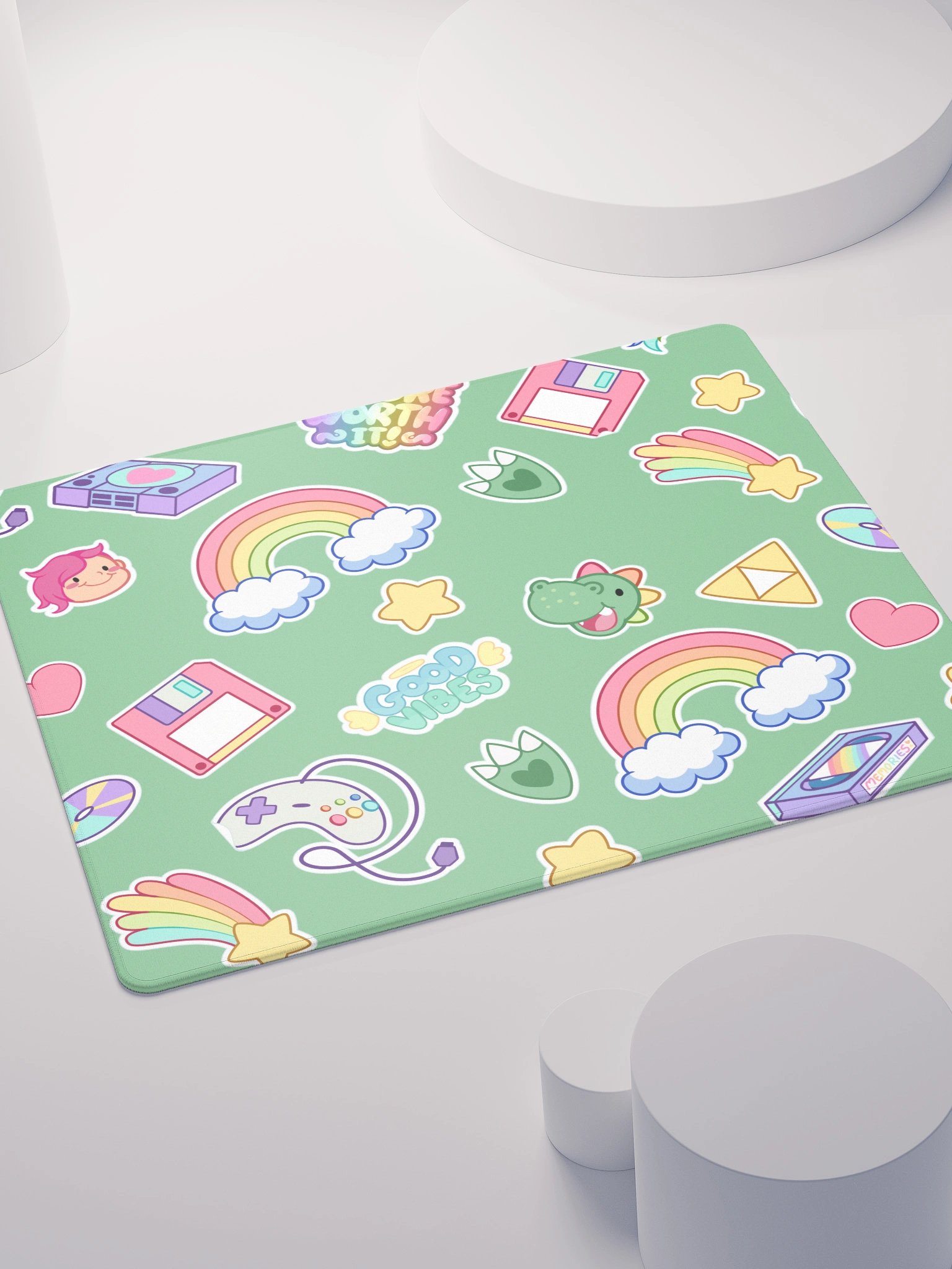Retro Zilla Gaming Mouse Pad product image (3)