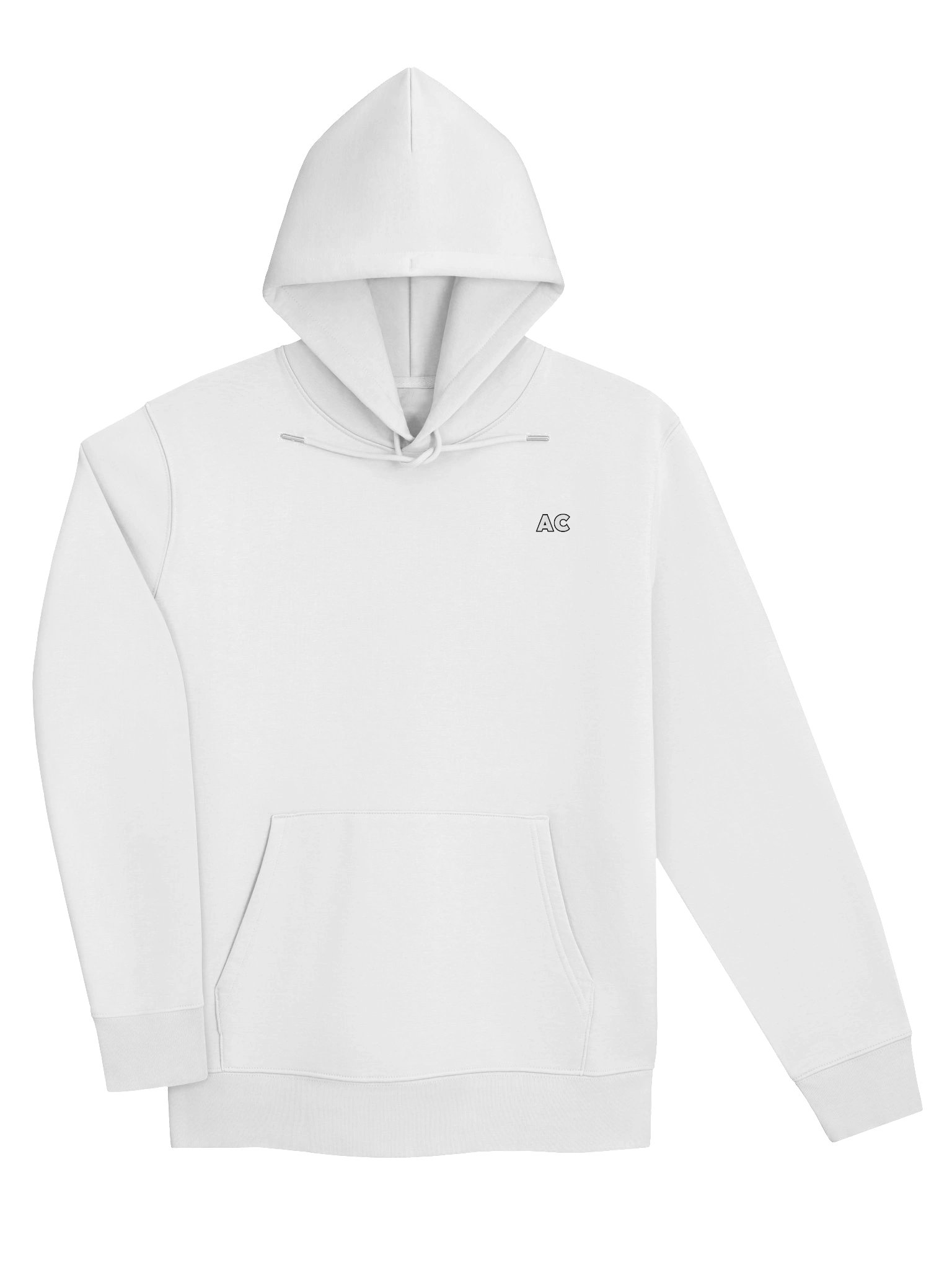 AC Essential Slim Hoodie Logo White product image (7)