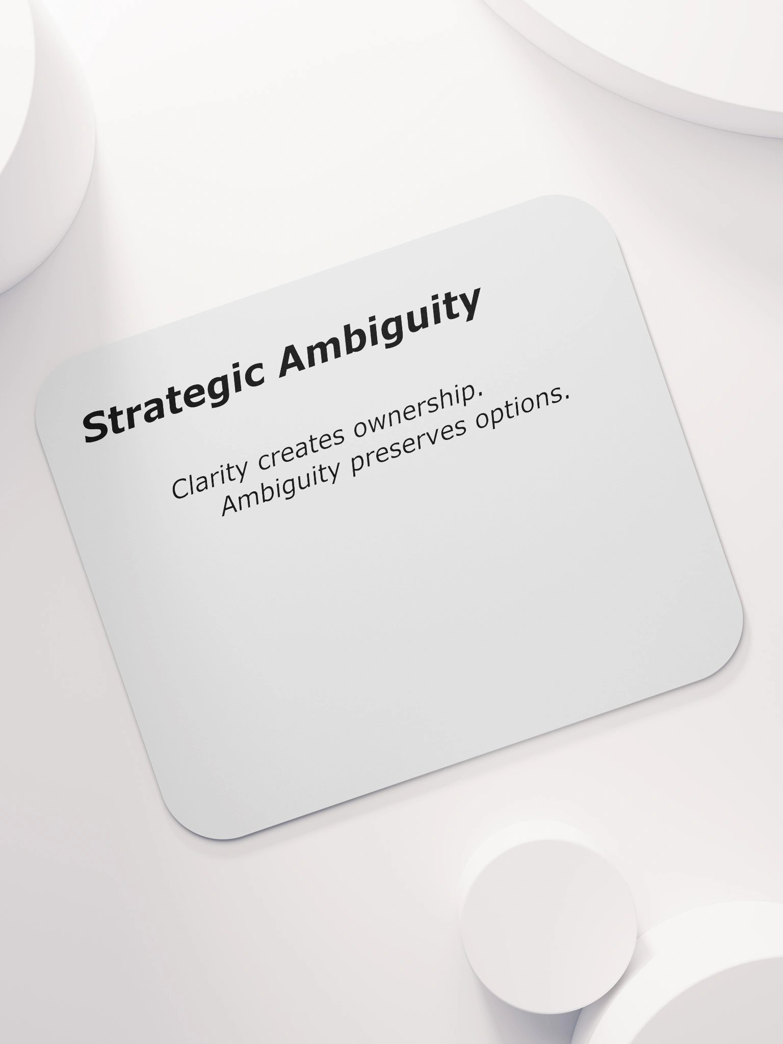 Strategic Ambiguity Mouse Pad product image (7)