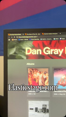 All of my albums and EPs are now available on vinyl and CD on https://www.elasticstage.com/dan-gray-1