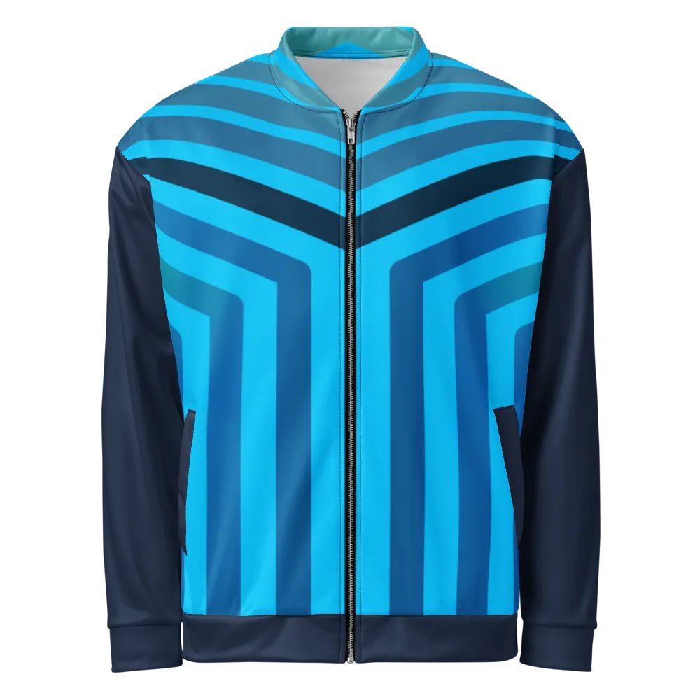 Tidal Stripes Men's Bomber Jacket product image (1)