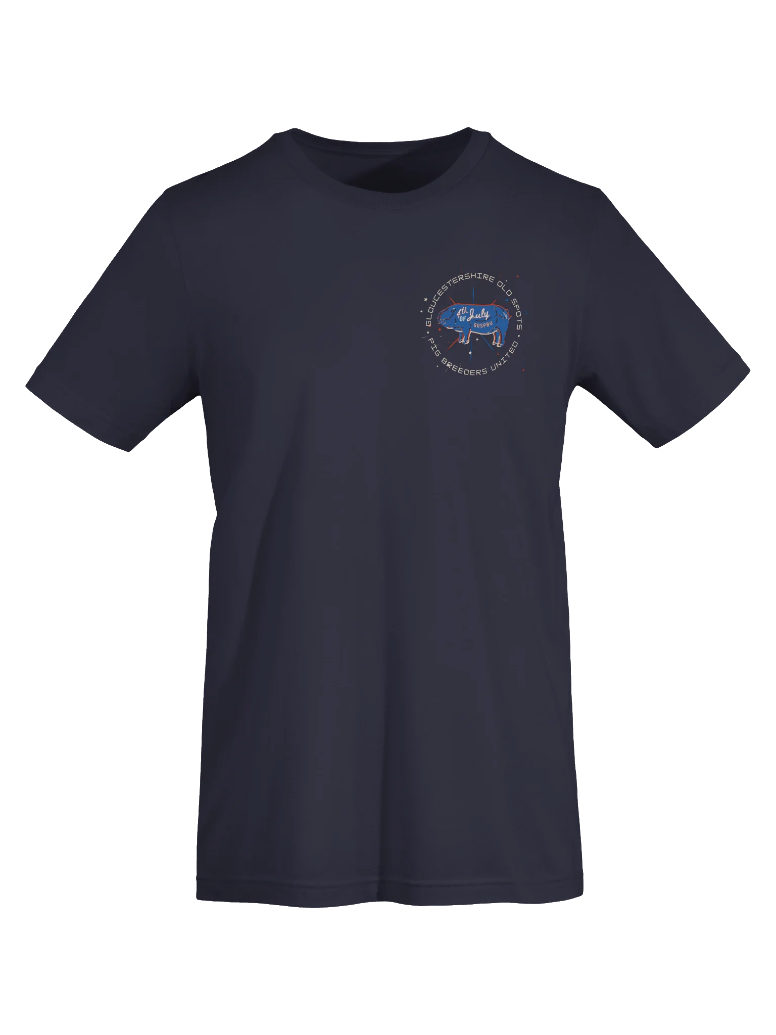 Gloucestershire Old Spots Pig Breeders United Logo Tee product image (5)
