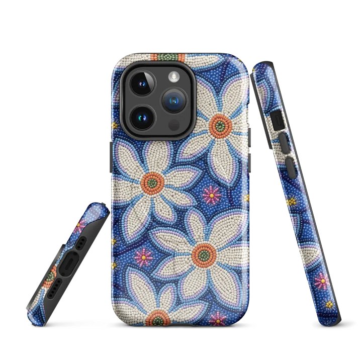 Floral Faux-Beaded iPhone® Tough Case product image (3)