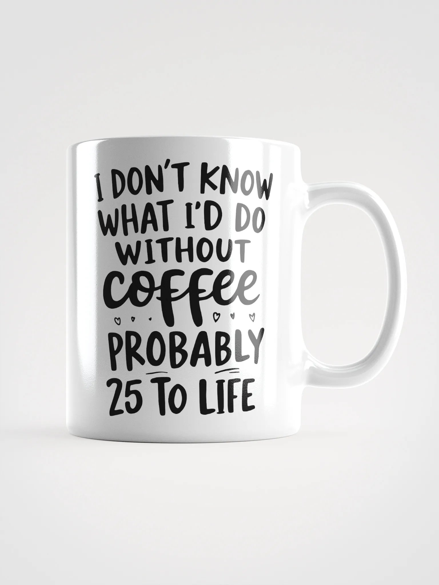 I Don't Know What I'd Do Without Coffee Mug product image (1)