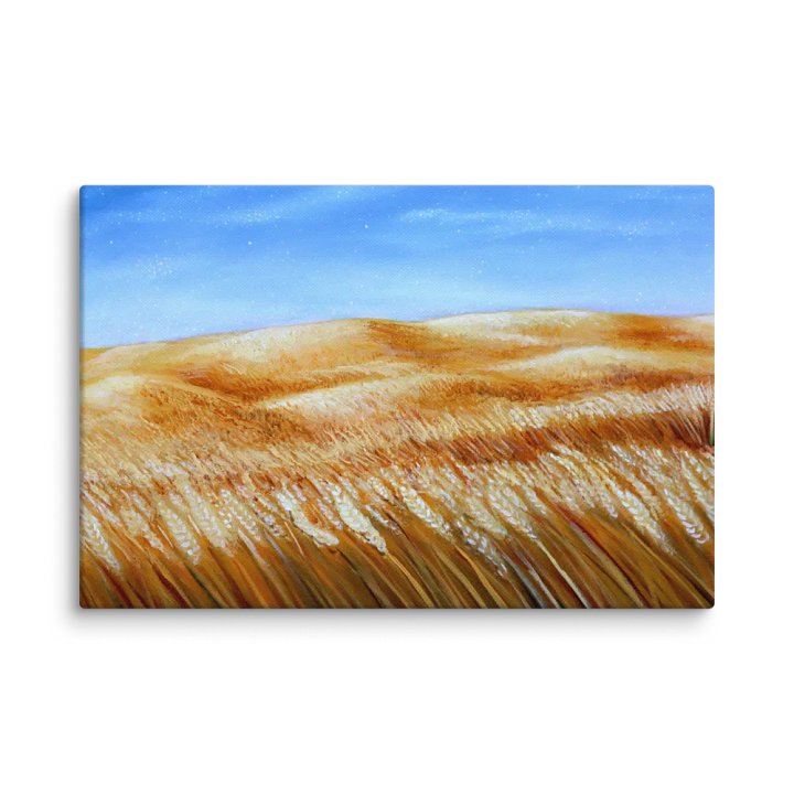 Golden Wheat Fields from Heaven Help Us Canvas product image (9)