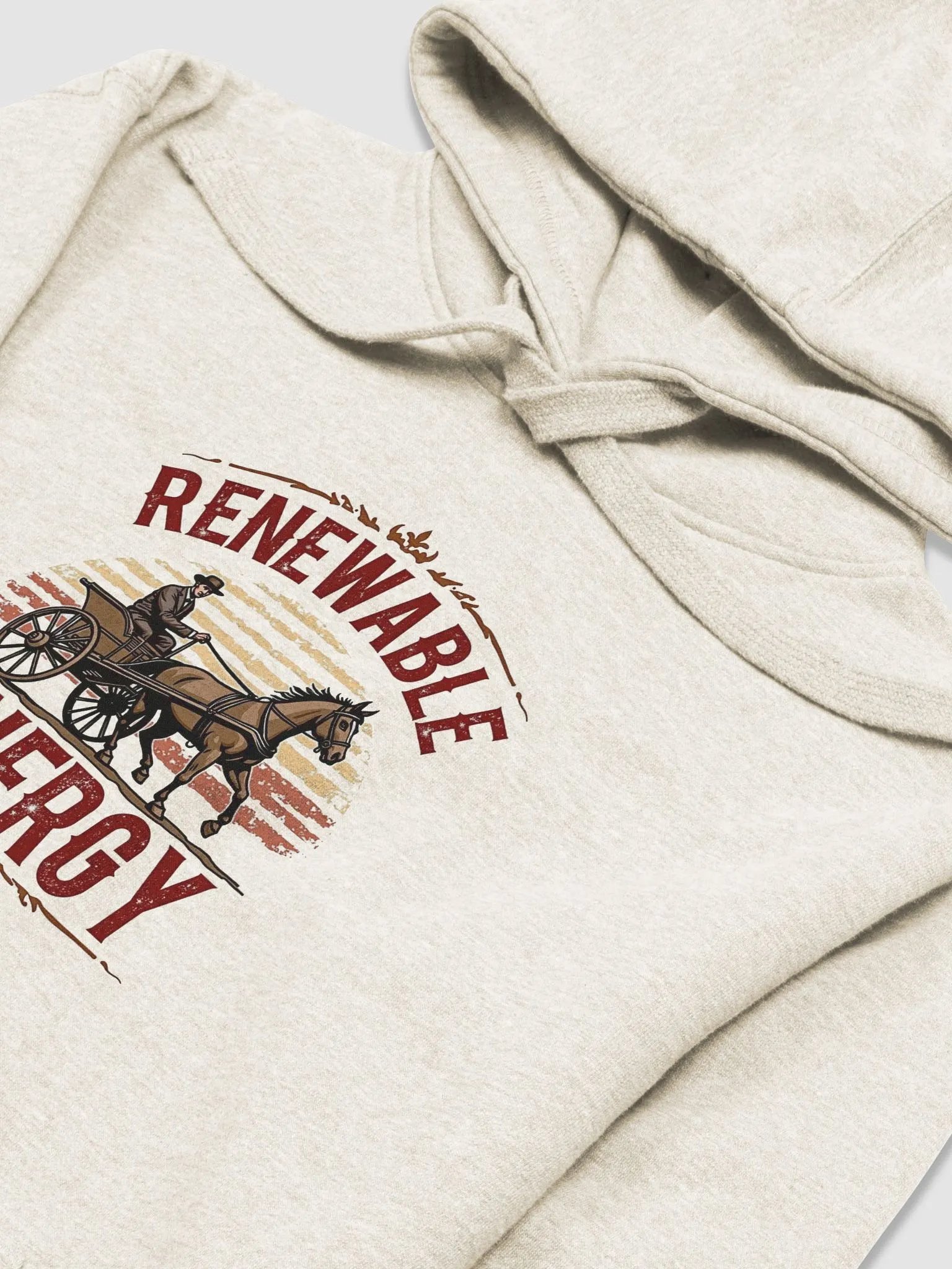 Renewable Energy Horse and Buggy Hoodie product image (14)