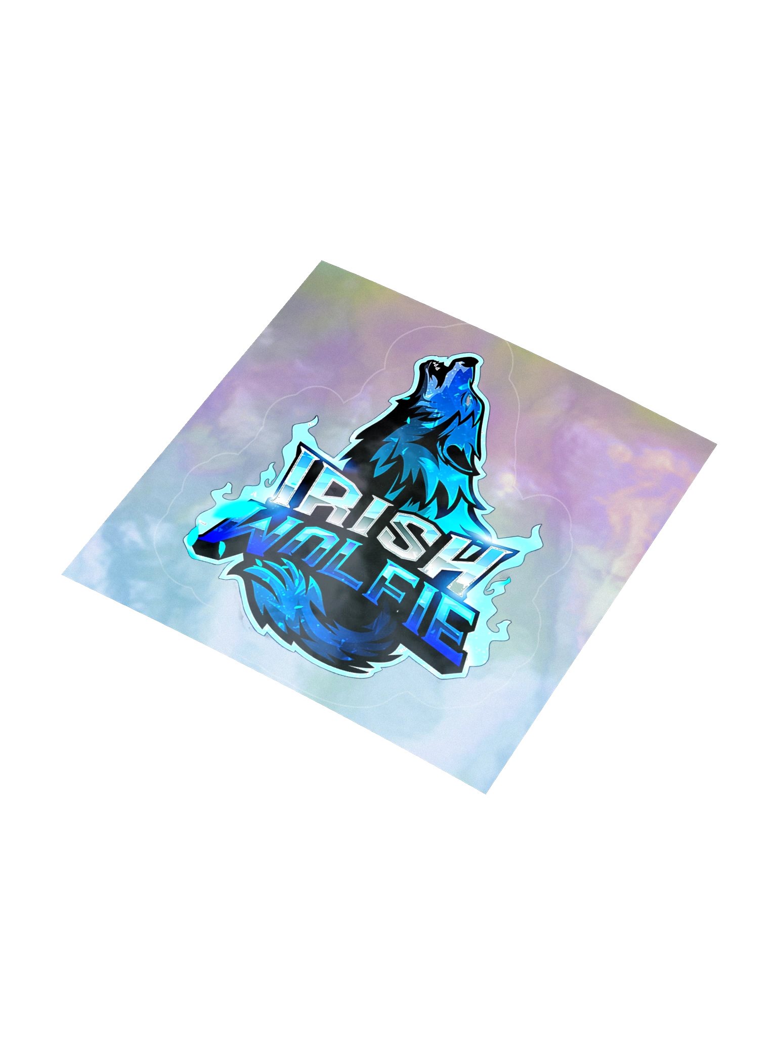 Official Irish Wolfie Holographic Sticker product image (9)